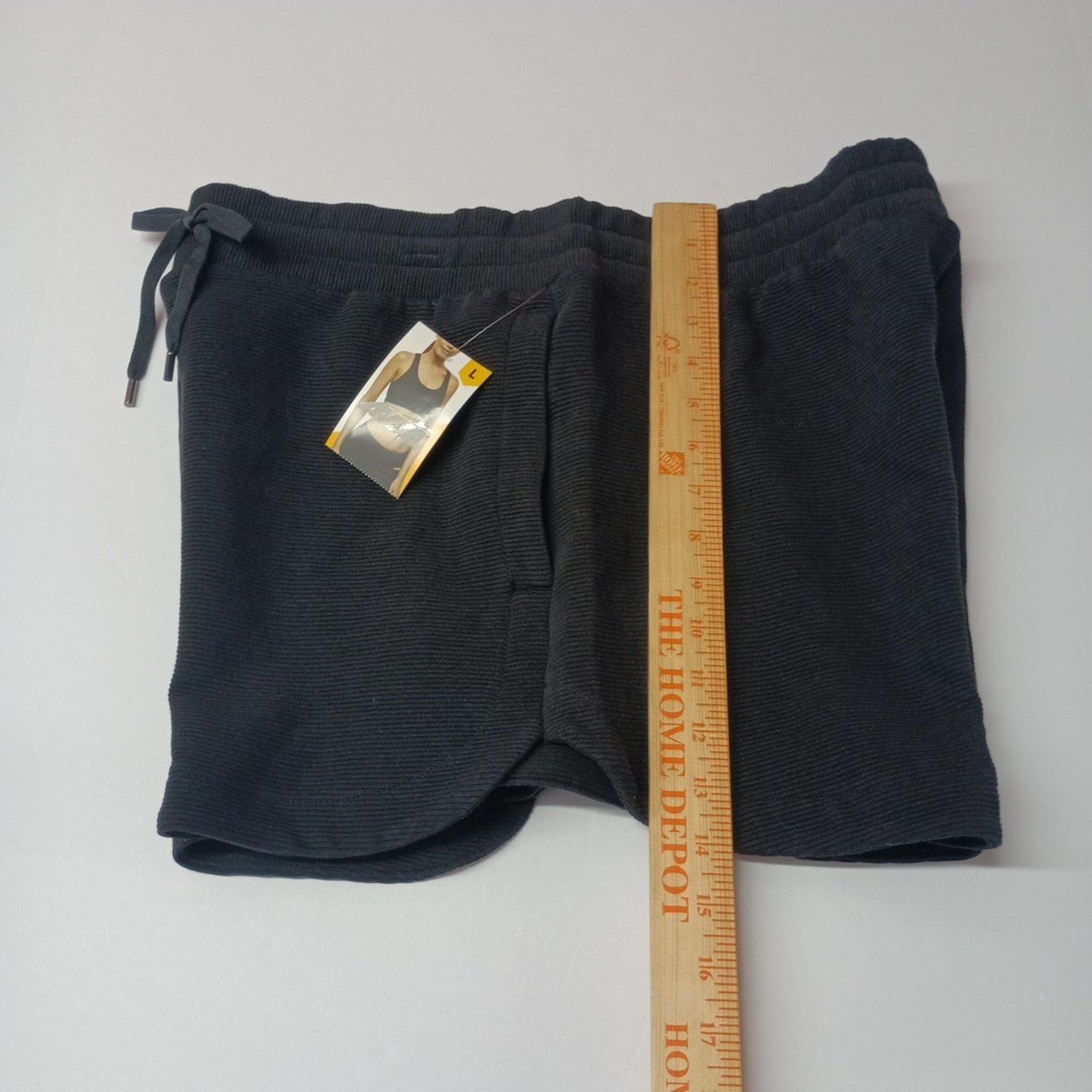 Avia AVIA Ottoman Lounge Shorts Women’s Size L (12-14) Black Size 34" / US 12 / IT 48 - 7 Thumbnail