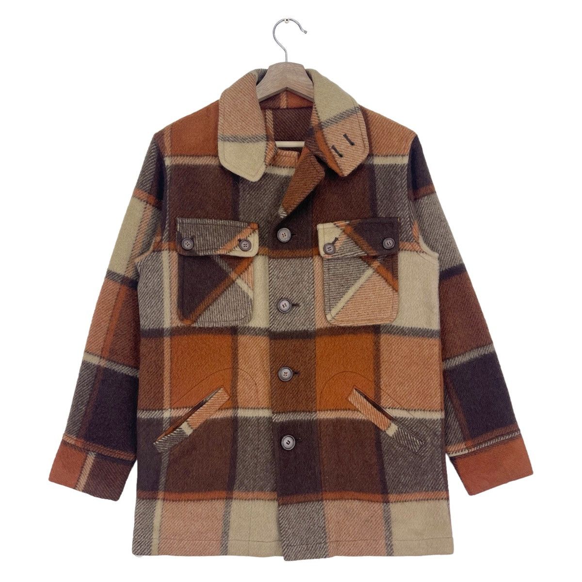 GQ GQ Wool Plaid Tartan Jacket Size US M / EU 48-50 / 2 - 2 Thumbnail