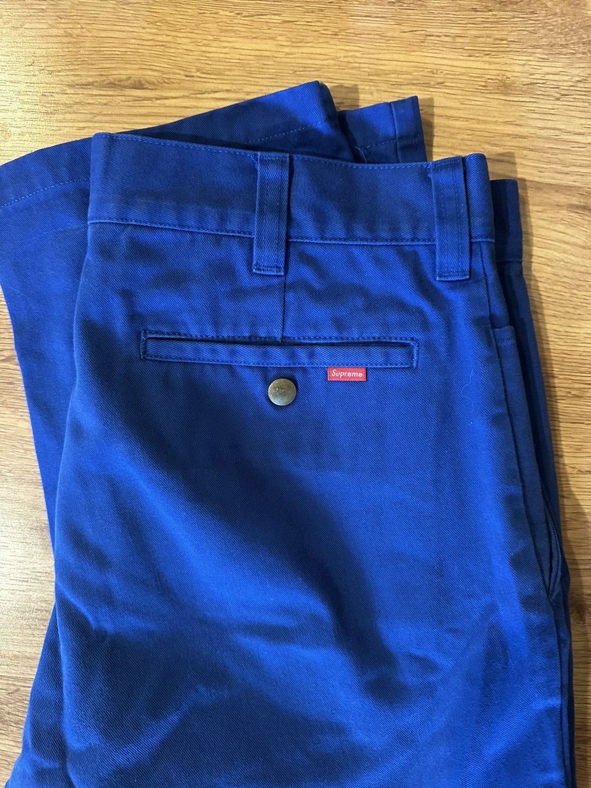 Supreme Supreme Work Pants (Blue) Size US 32 / EU 48 - 3 Thumbnail