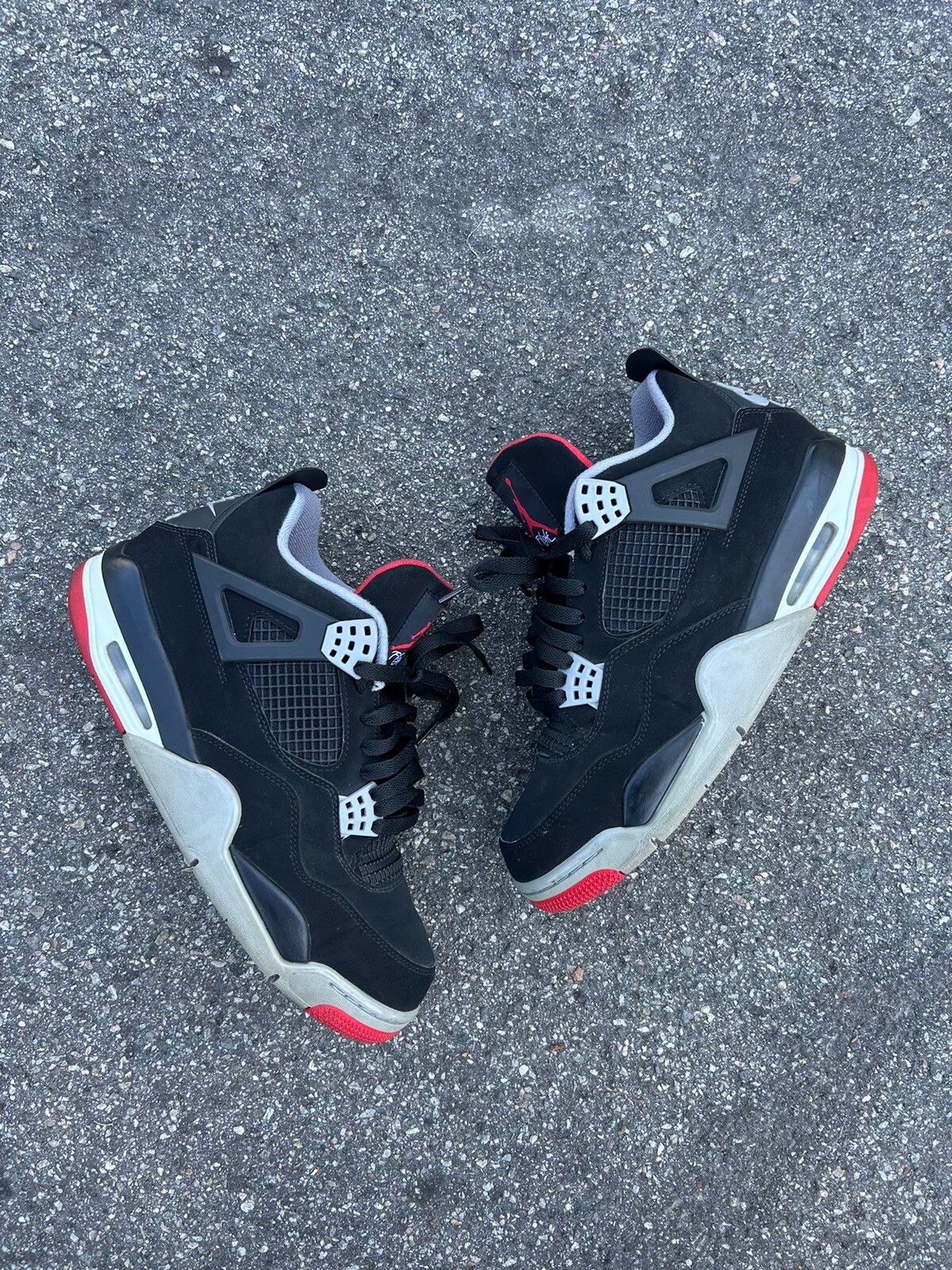 Pre-owned Jordan Brand 4 Retro “ Bred “ (2019) Shoes In Black