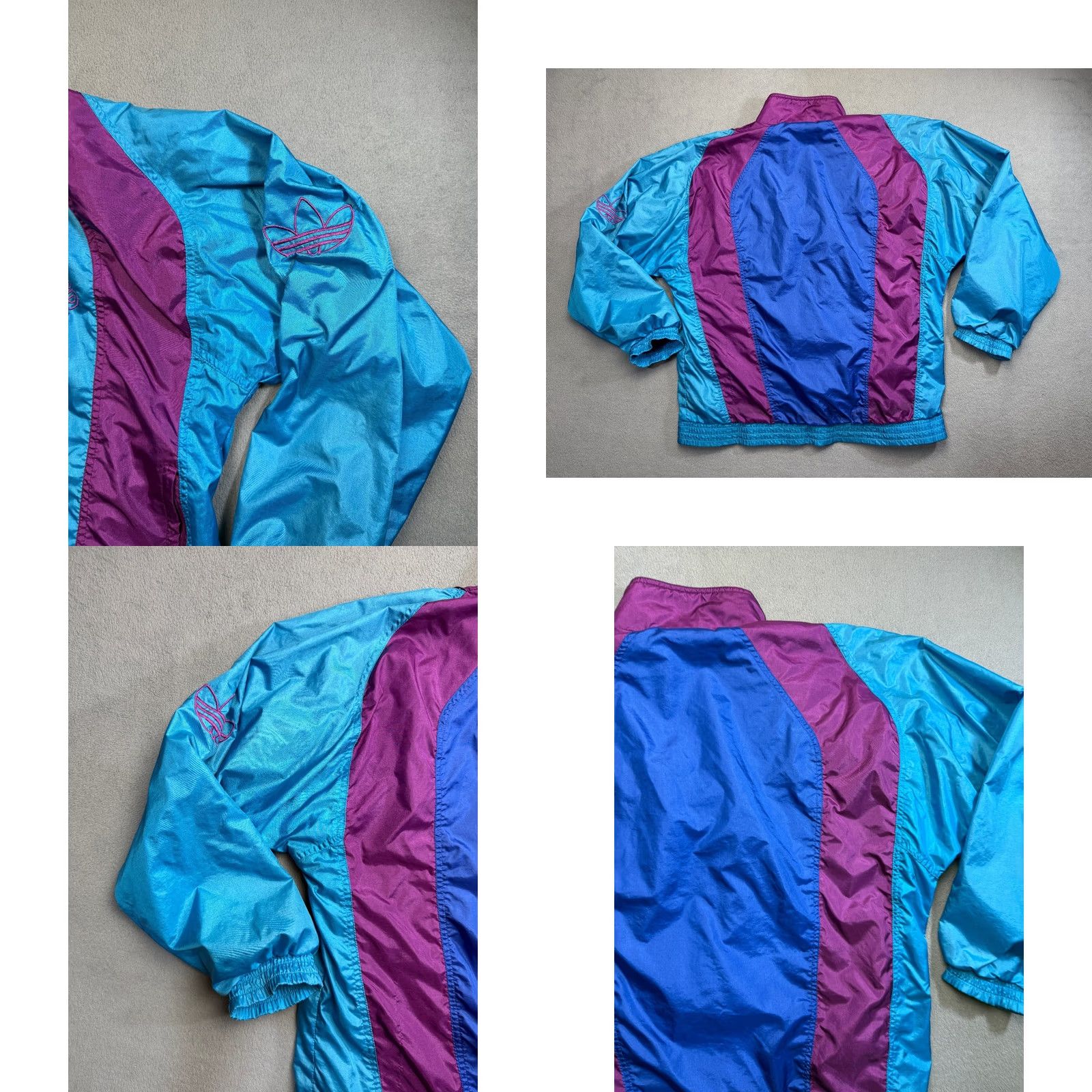 Adidas VINTAGE adidas Tracksuit Top Zip Jacket Mens S Blue Track Jacket Mens S Blue Adidas Shirt? (note: this line is incorrect per constraints) Size 36R - 10 Thumbnail
