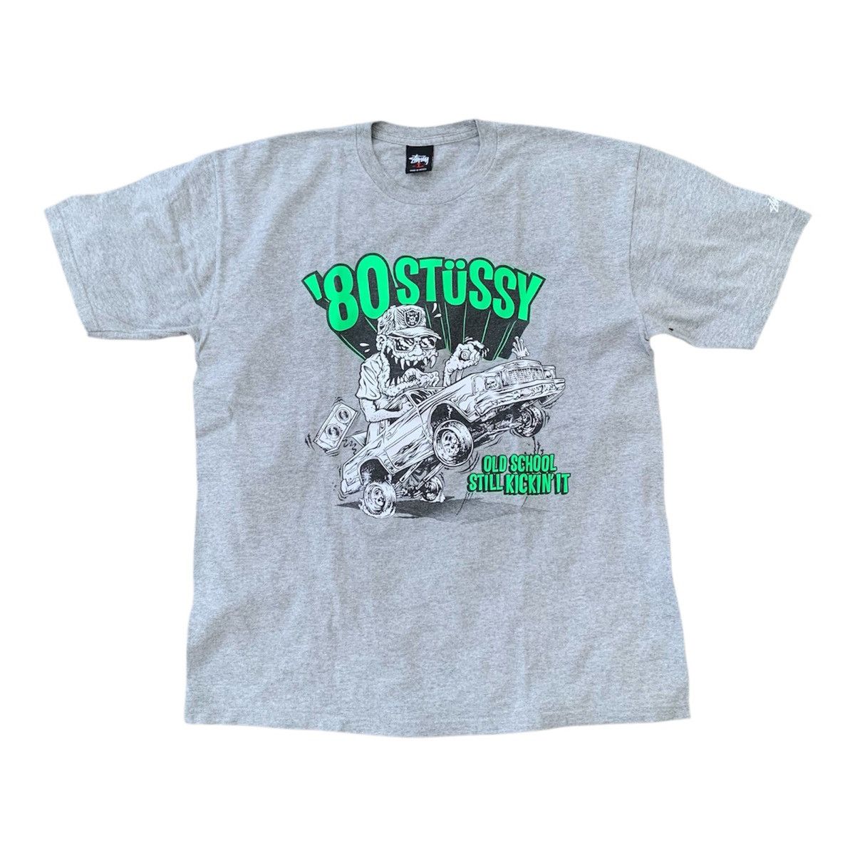 【OLD STUSSY】Stussy Old Skool Still Kickin' It Tee Stussy Vintage Stussy “Old Skool still kickin it” t-shirt