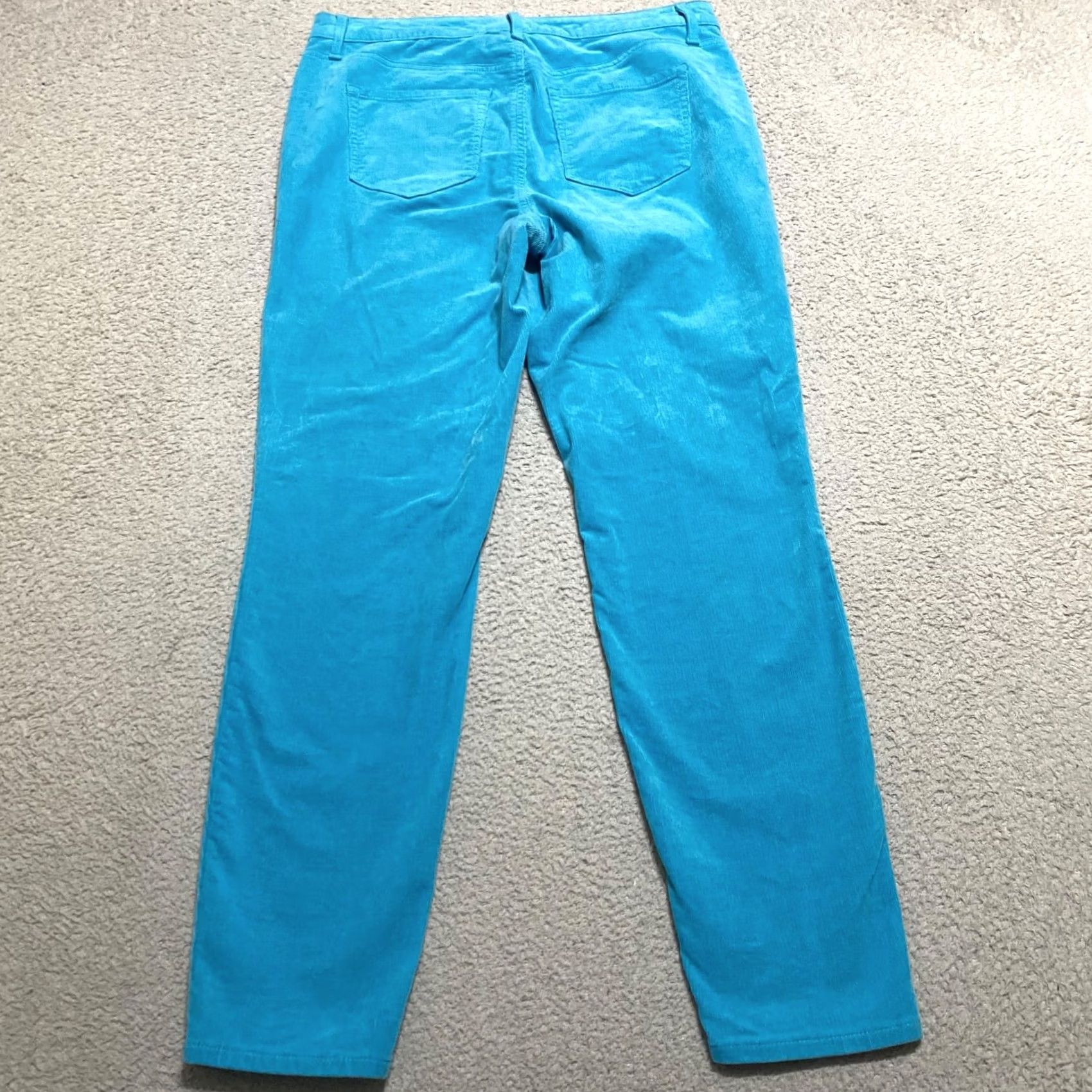 Talbots Talbots Jeans Womens sz 10 Jegging High Rise Blue Corduroy Medium Wash Size 30" / US 8 / IT 44 - 2 Thumbnail