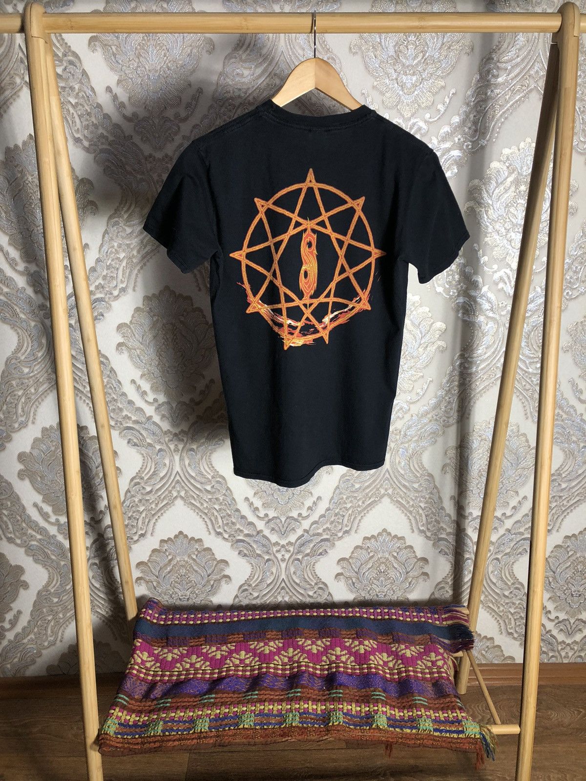 Band Tees × Vintage VERY RARE SLIPKNOT DOUBLE PRINTED WORLD TOUR ROCK T-SHIRT Size US M / EU 48-50 / 2 - 4 Thumbnail