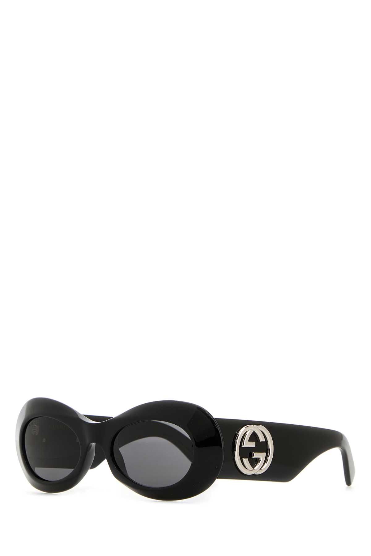 Gucci Black Acetate Sunglasses Size ONE SIZE - 1 Thumbnail