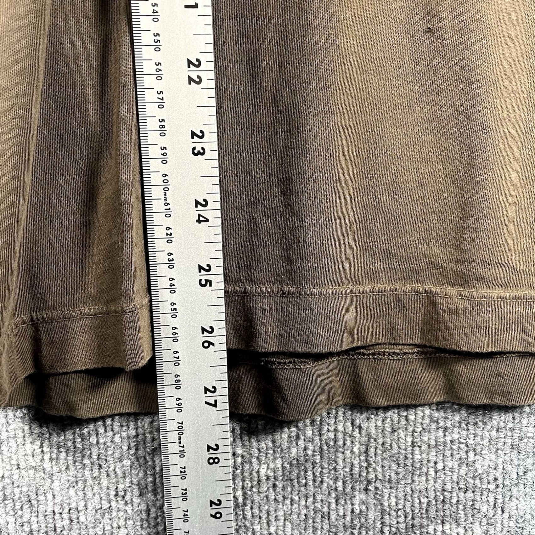 Buck Mason T-Shirt Mens Small Brown Basic Short Sleeve 100% Cotton Usa, Men's — image 6 of 6