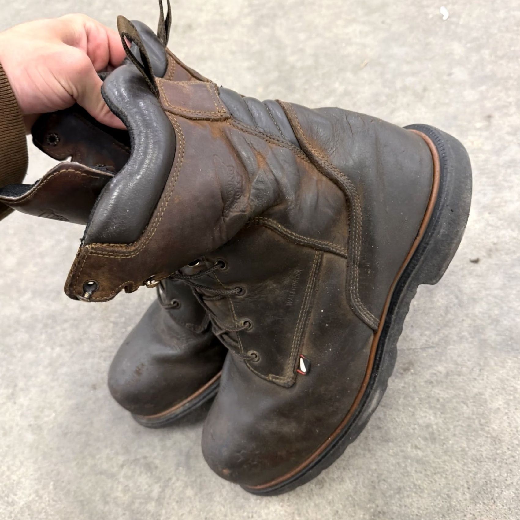 Red Wing Red Wing Shoes 4200 Work Boots Mens 13 E2 Safety Toe USA Made Brown Lace Up ASTM F2413 Boots Mens Brown USA 13 Leather Work USA Made Tailored Size US 12 / EU 45 - 7 Thumbnail