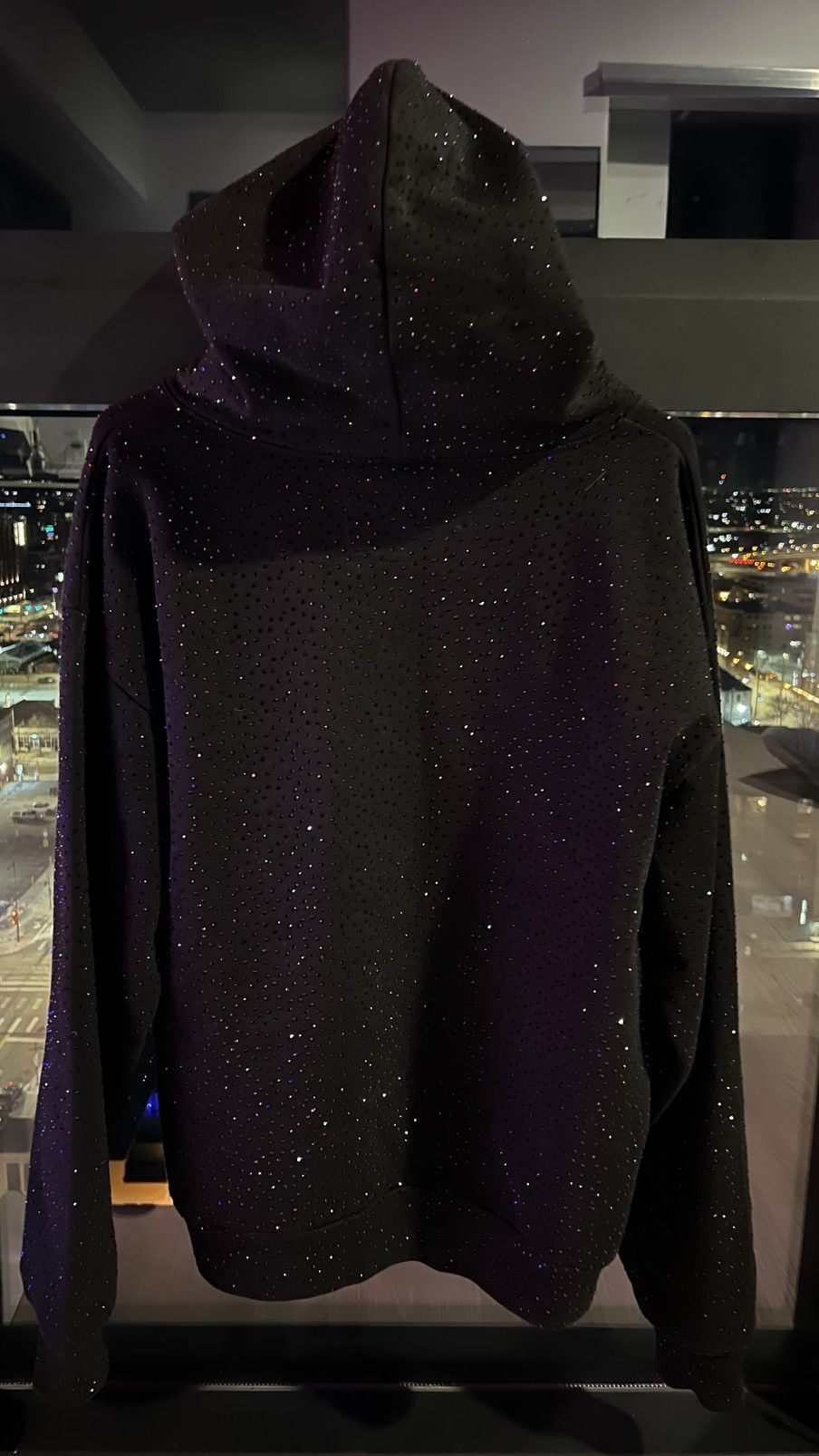 Sp5der Black Sp5der VVS Rhinestone Hoodie Size US M / EU 48-50 / 2 - 4 Thumbnail