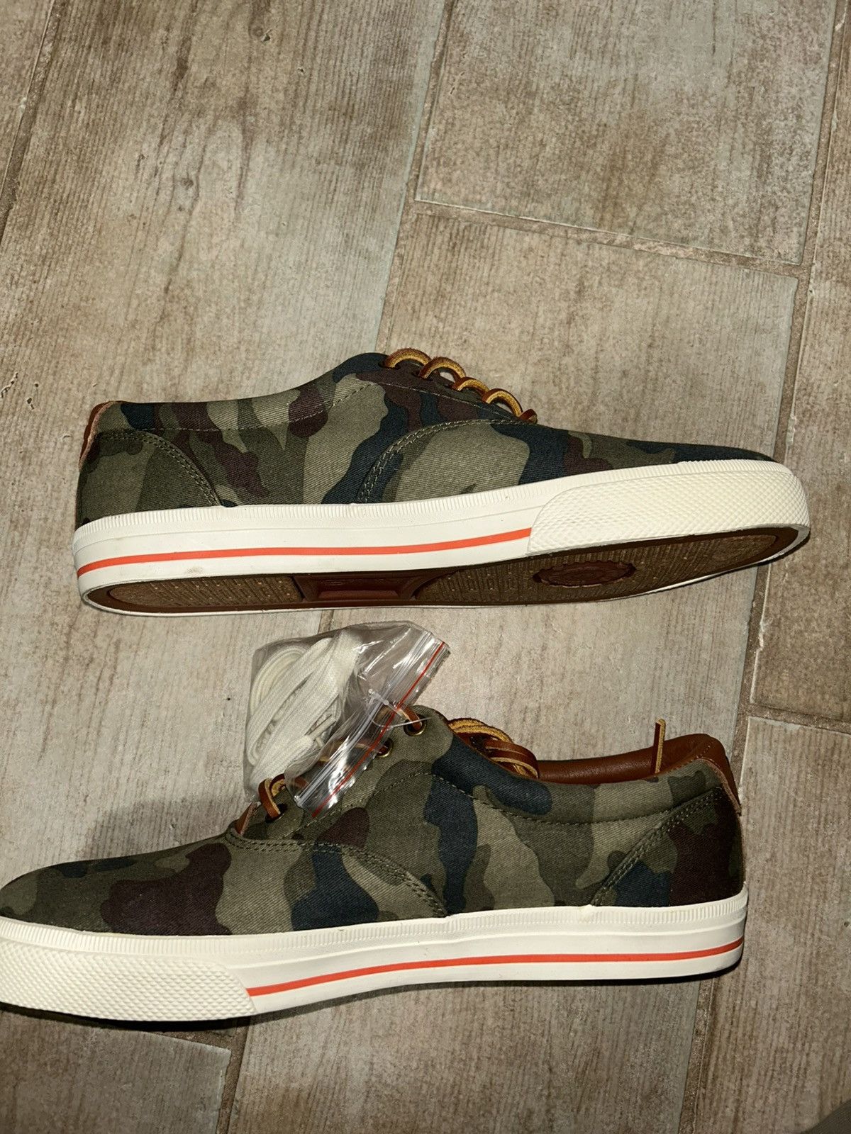 Polo Ralph Lauren Polo Ralph Lauren - Vintage Low Top Camouflage Canvas Shoes Size US 11.5 / EU 44-45 - 2 Thumbnail