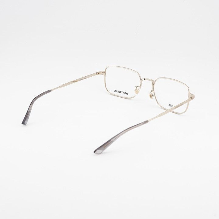 Montblanc Montblanc MB0267O 004 Eyeglasses Gold 55mm Square Frame Size ONE SIZE - 3 Thumbnail