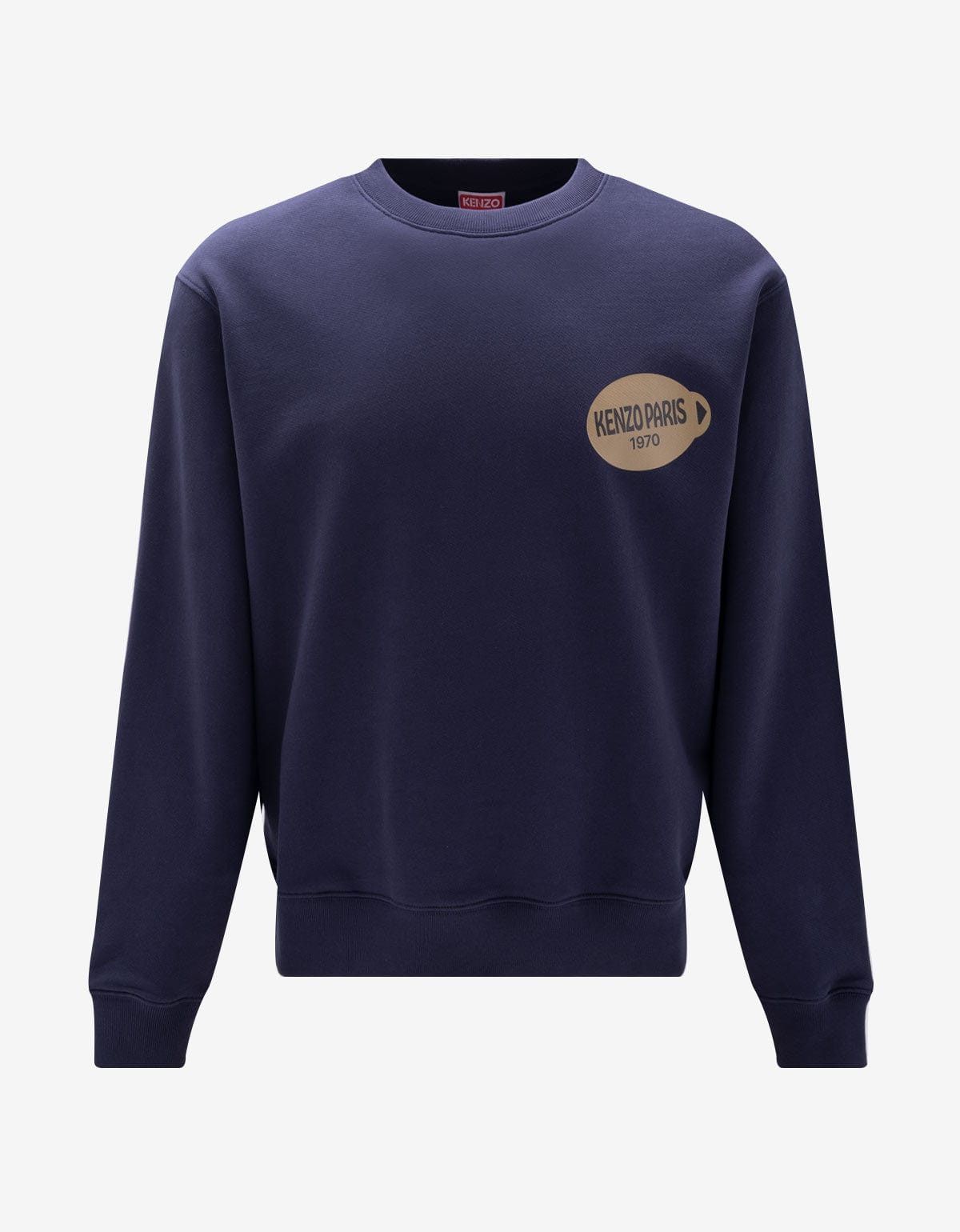 image of Kenzo Blue Fruit Stickers Sweatshirt, Men's (Size Small)