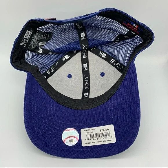 New Era Texas Ranger New Era 9Forty Trucker Hat Snapback Cap Size ONE SIZE - 5 Thumbnail