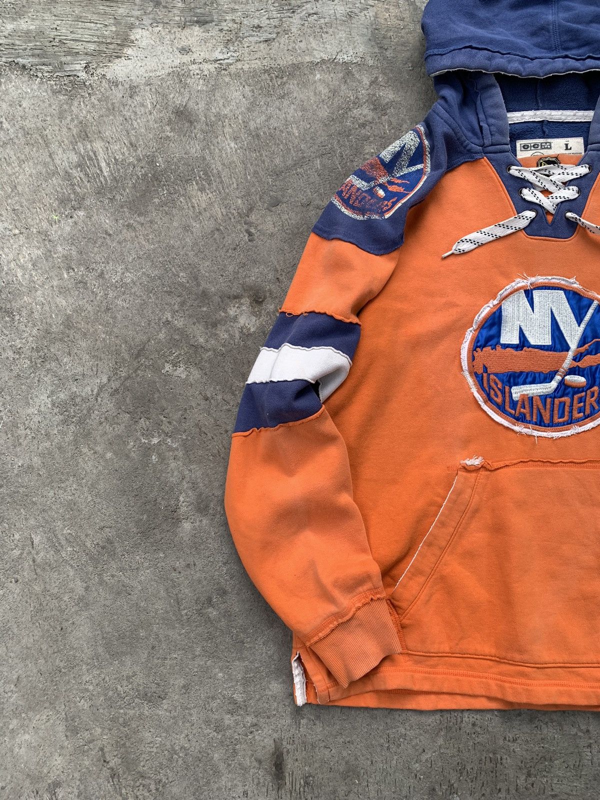NHL Vintage 90s NHL NY Islanders Jersey Hoodie Size US XL / EU 56 / 4 - 2 Thumbnail