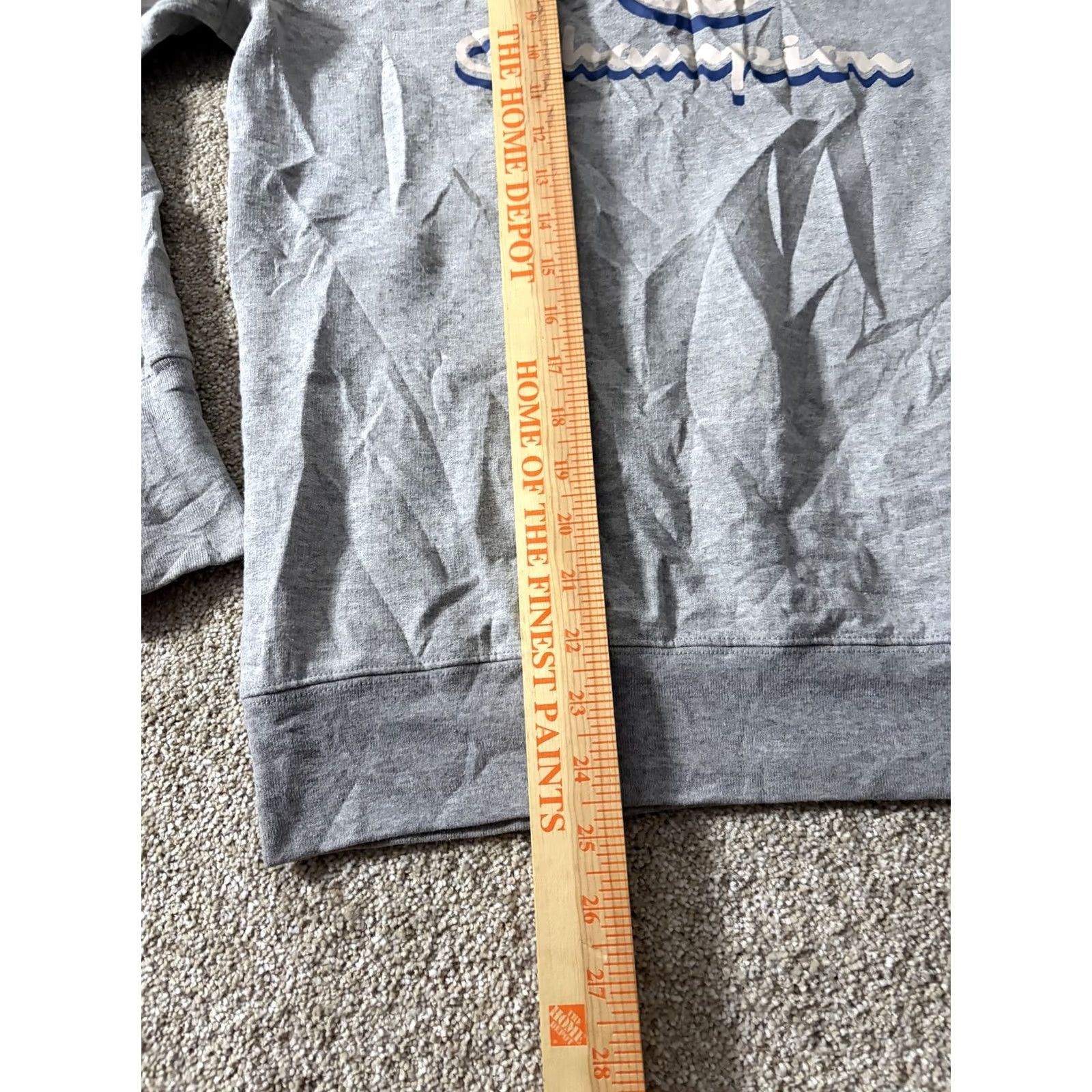 Champion Champion Sweatshirt Mens Medium Gray Pullover Crewneck Logo Graphic Lightweight Size US M / EU 48-50 / 2 - 4 Thumbnail