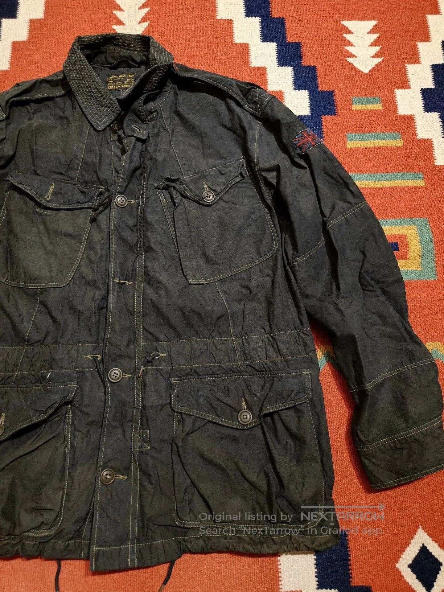 RRL Ralph Lauren RRL Heavy Vintage M43 Combat Jacket. Size US L / EU 52-54 / 3 - 2 Thumbnail