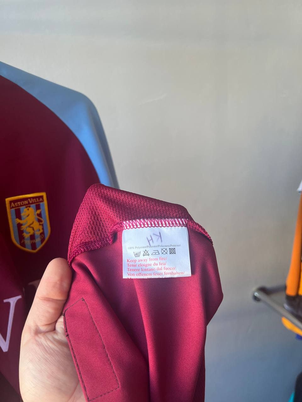 Diadora 2002/03 ASTON VILLA HOME SOCCER JERSEY FOOTBALL SHIRT SIZE L Size US L / EU 52-54 / 3 - 9 Thumbnail