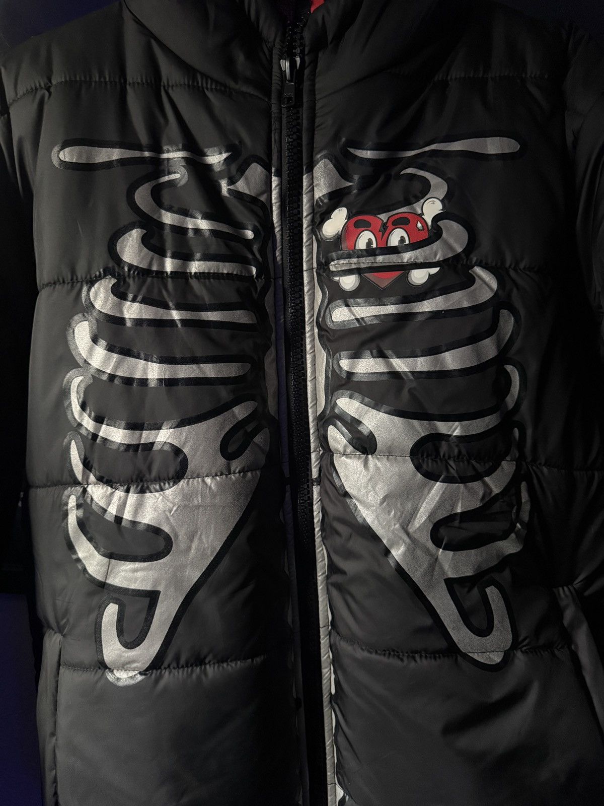 Glo Gang RARE glo gang skeleton reflective halloween puffer jacket Size US S / EU 44-46 / 1 - 8 Thumbnail