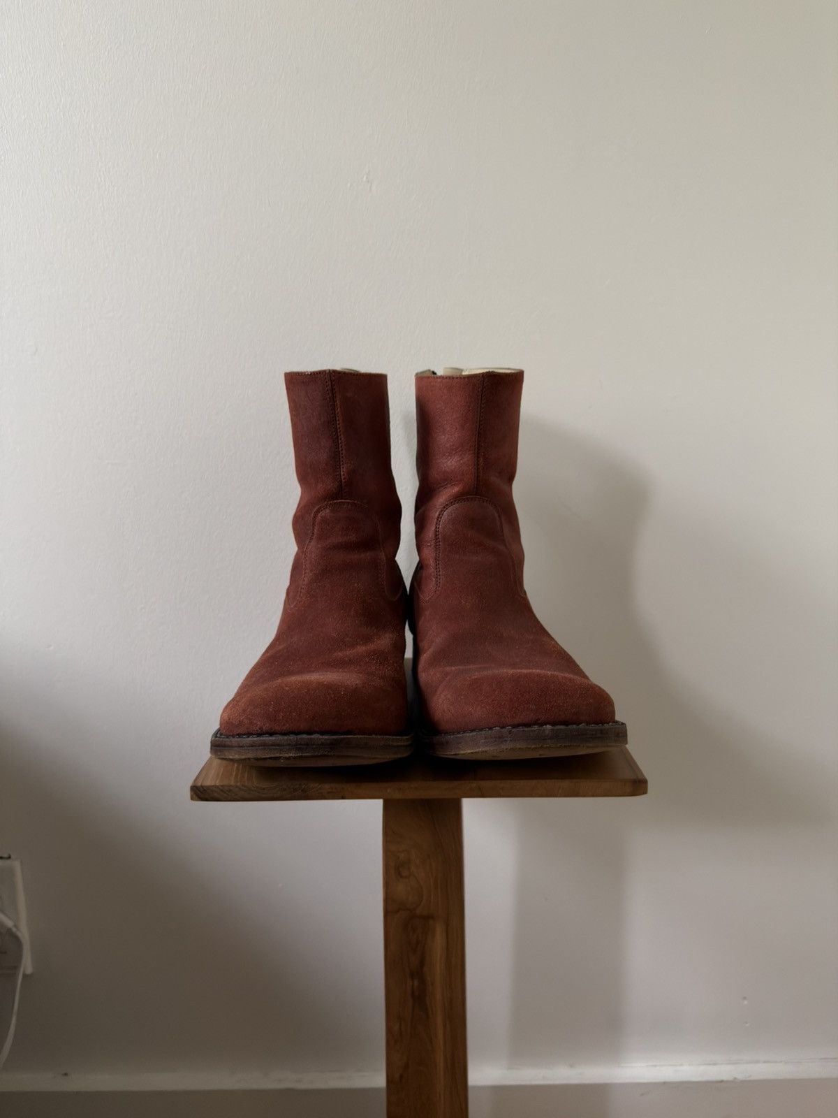 Carpe Diem S21M Backzip Reverse-Leather Boots Size US 9 / EU 42 - 2 Thumbnail