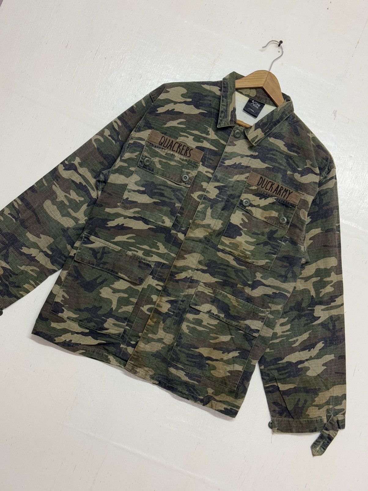 Japanese Brand B one Soul Army Jacket Size US L / EU 52-54 / 3 - 3 Thumbnail