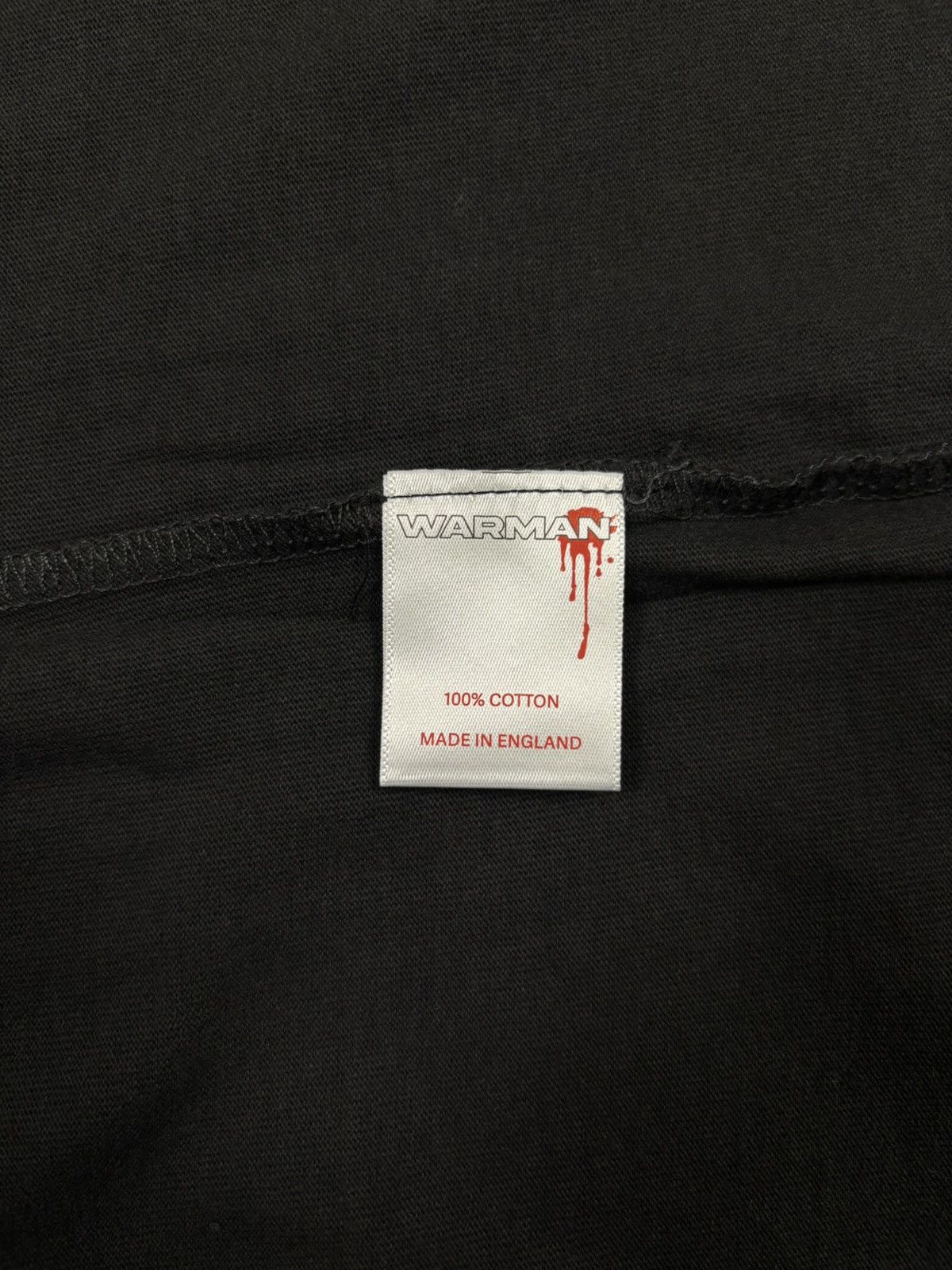Vintage WARMAN AGGRESSIV DOG GRAPHIC TEE, WASHED BLACK Size US XL / EU 56 / 4 - 7 Thumbnail