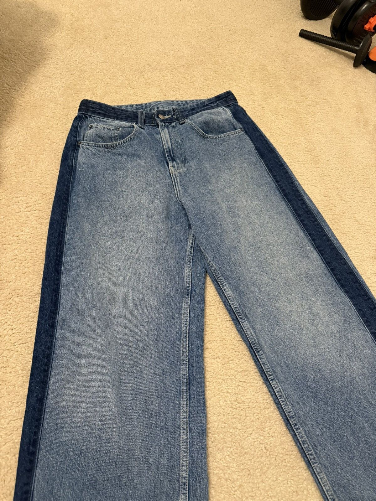 Acne Studios × Japanese Brand × Vintage Navy Stripe Jeans Size US 30 / EU 46 - 7 Thumbnail