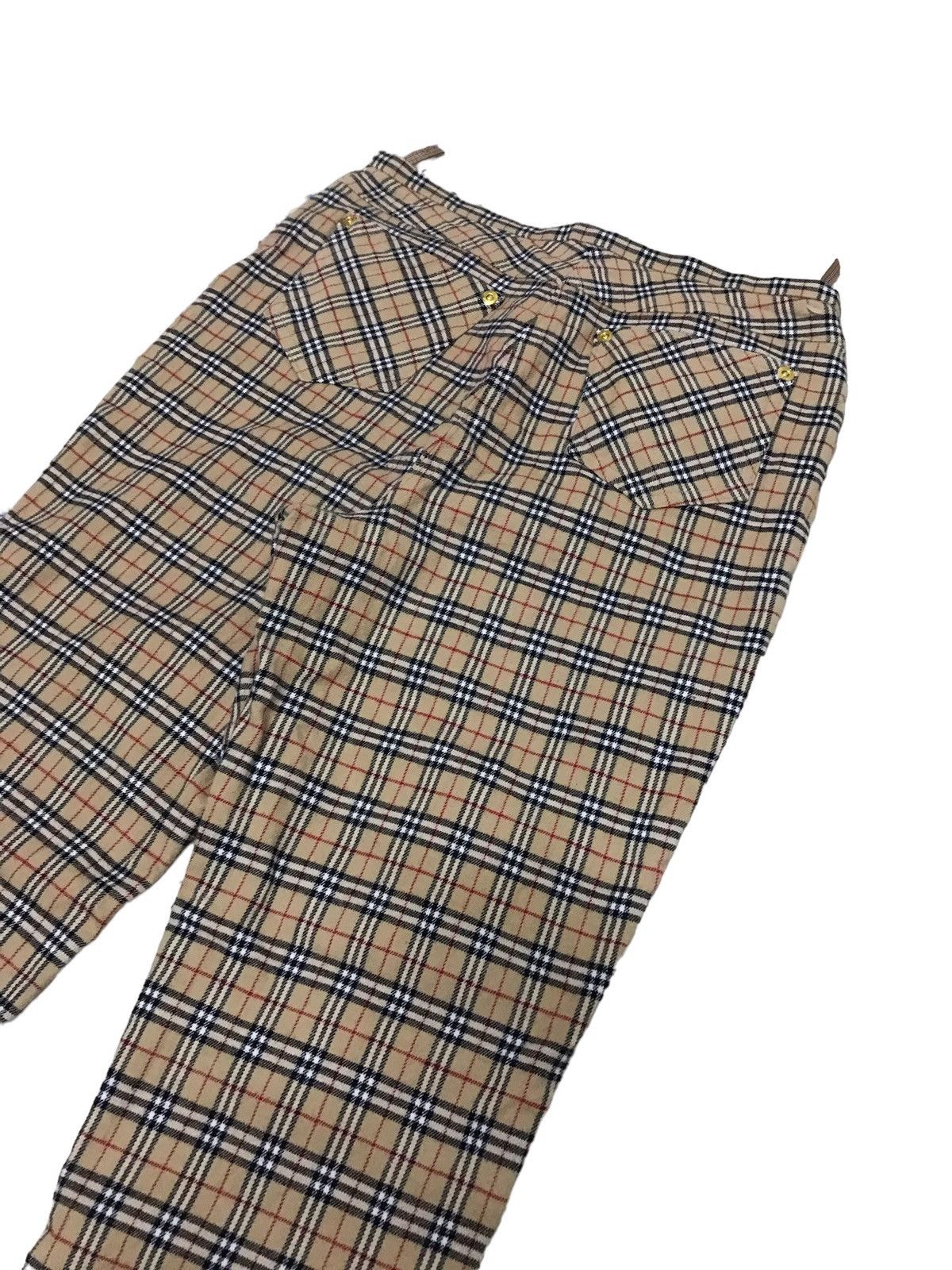 Burberry Vintage Burberry Nova Check Flared Pants Size US 28 / EU 44 - 10 Thumbnail