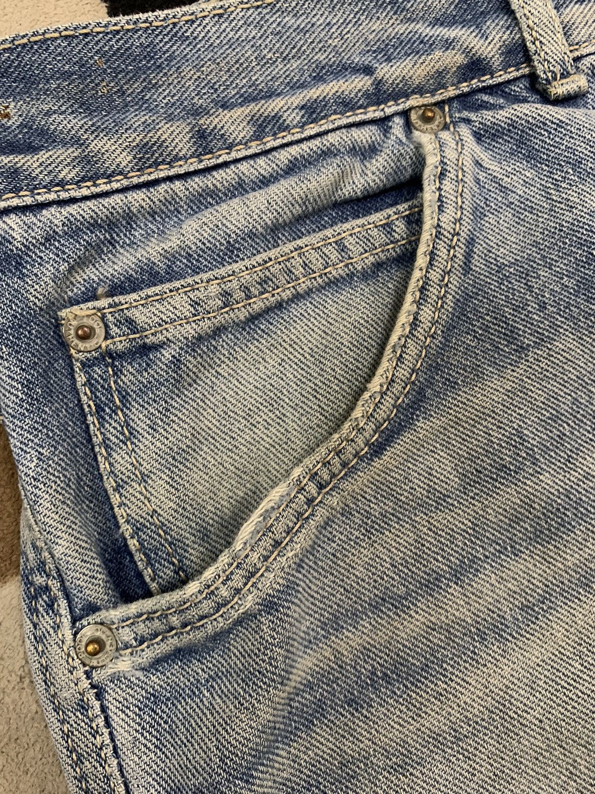 JNCO Vintage Japanese Brand Pool Blue Wash Baggy Distressed Jeans Size US 32 / EU 48 - 6 Thumbnail