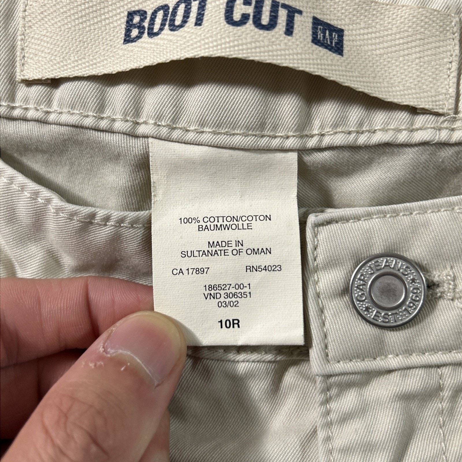Gap Beyond Baggy Flare Jeans Wns 10 33x31 GAP Bootcut Dojo Wide Size 32" / US 10 / IT 46 - 4 Thumbnail