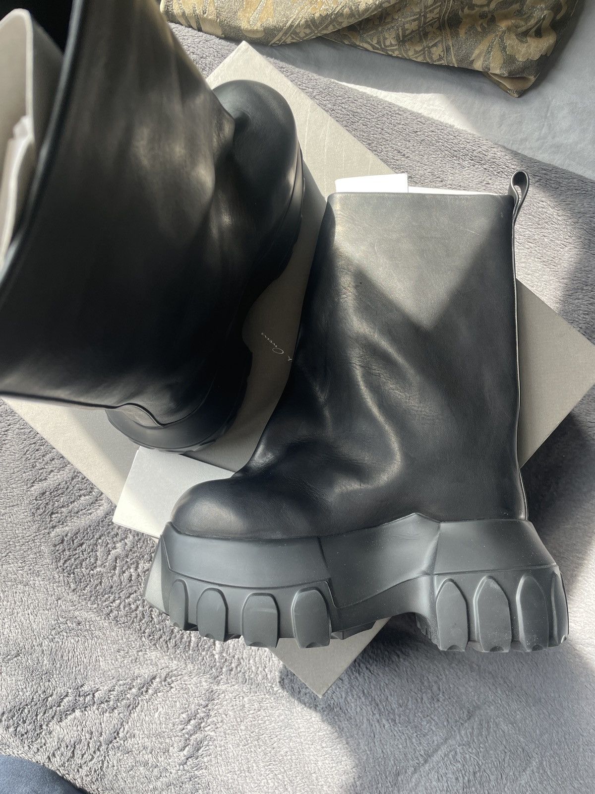 Rick Owens Rick Owens flared mega tractor boots Size US 8 / IT 38 - 6 Thumbnail