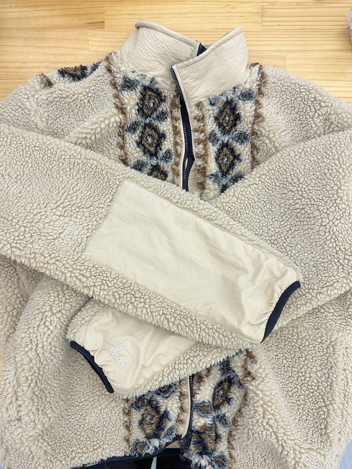NOMA t.d × Stussy STUSSY X NOMA T.D. FLEECE Size US L / EU 52-54 / 3 - 8 Thumbnail