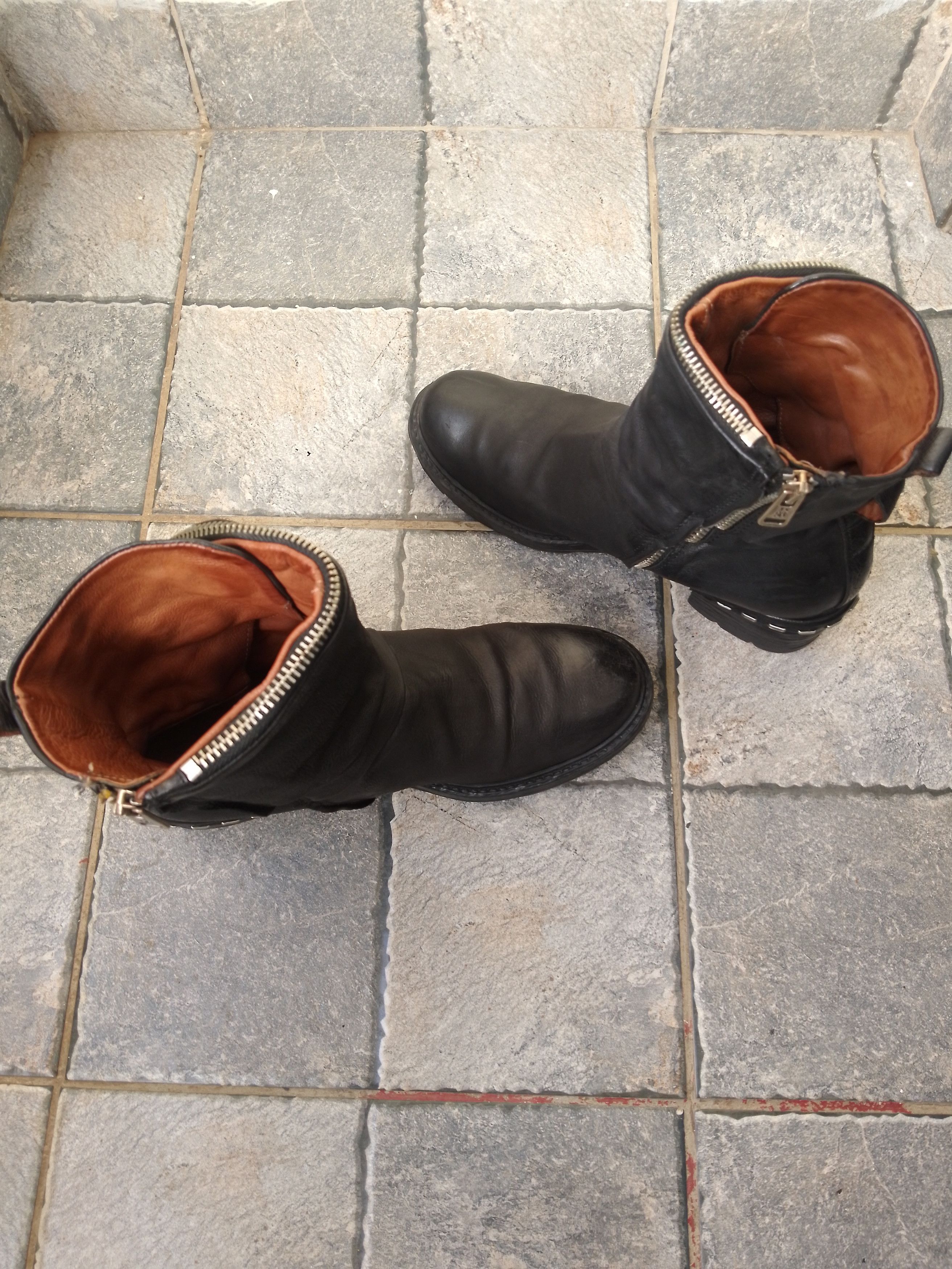 A.S.98 AS 98 BIKER ANKLE BOOTS Size US 9 / IT 39 - 9 Thumbnail