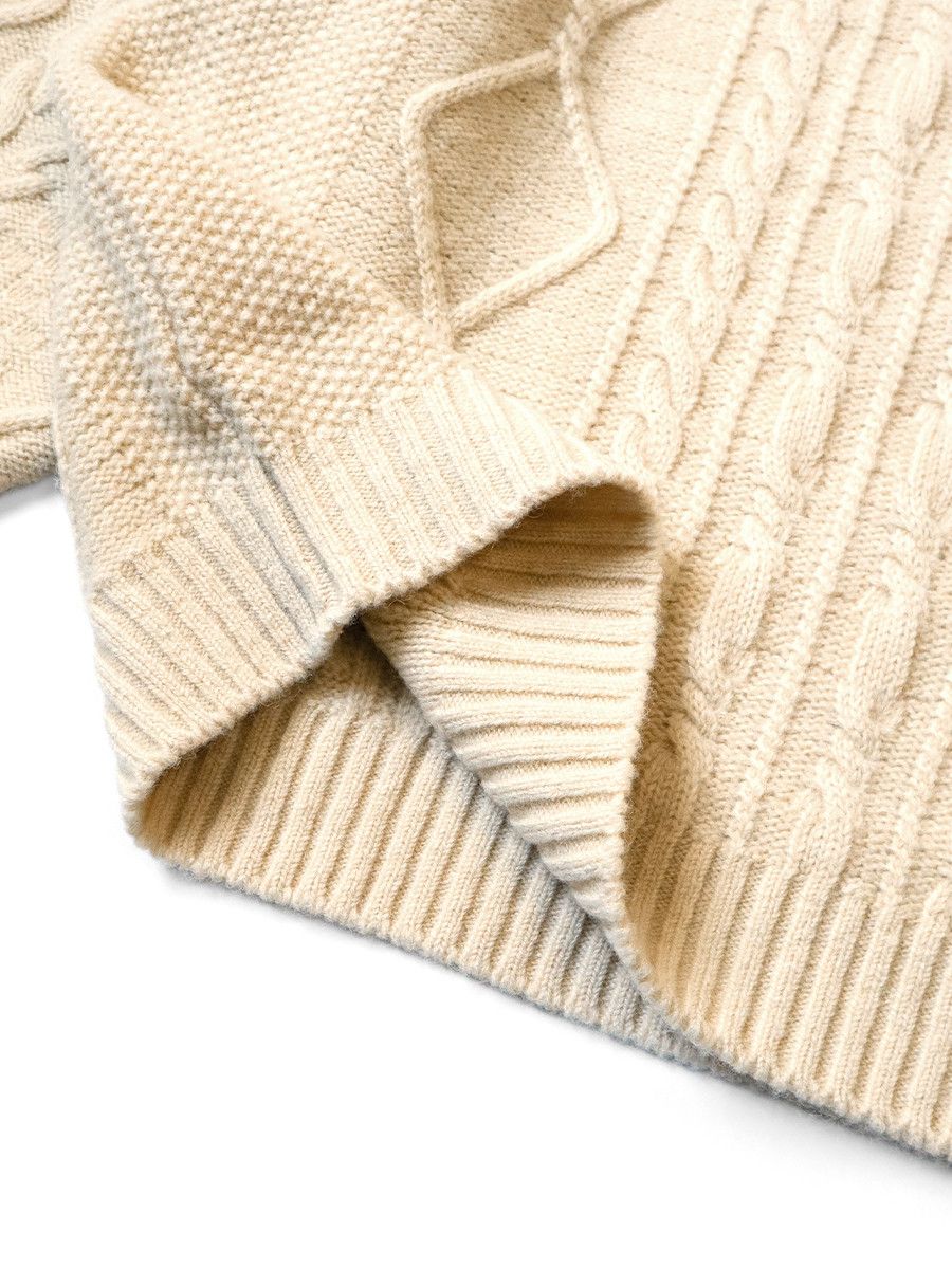 Kapital Kapital 5G Wool Cable Knit PROFILE RAINBOWY Patch Sweater Size US L / EU 52-54 / 3 - 9 Thumbnail