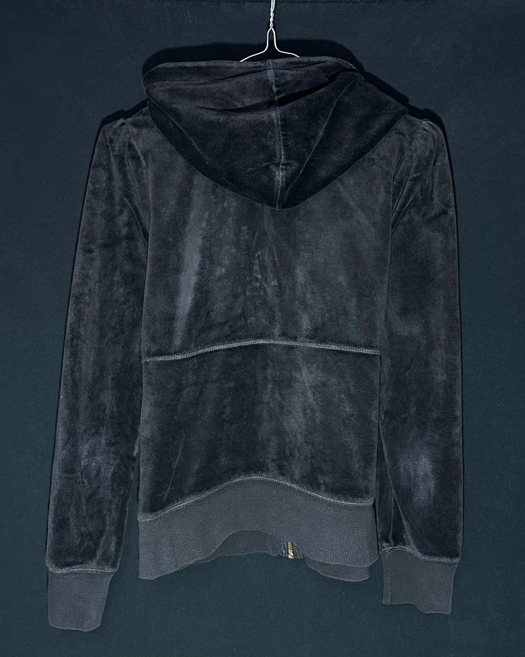 Juicy Couture Juicy Couture Heart Patch Zip Up Hoodie Velour Y2K 2000s vtg Size M / US 6-8 / IT 42-44 - 9 Thumbnail