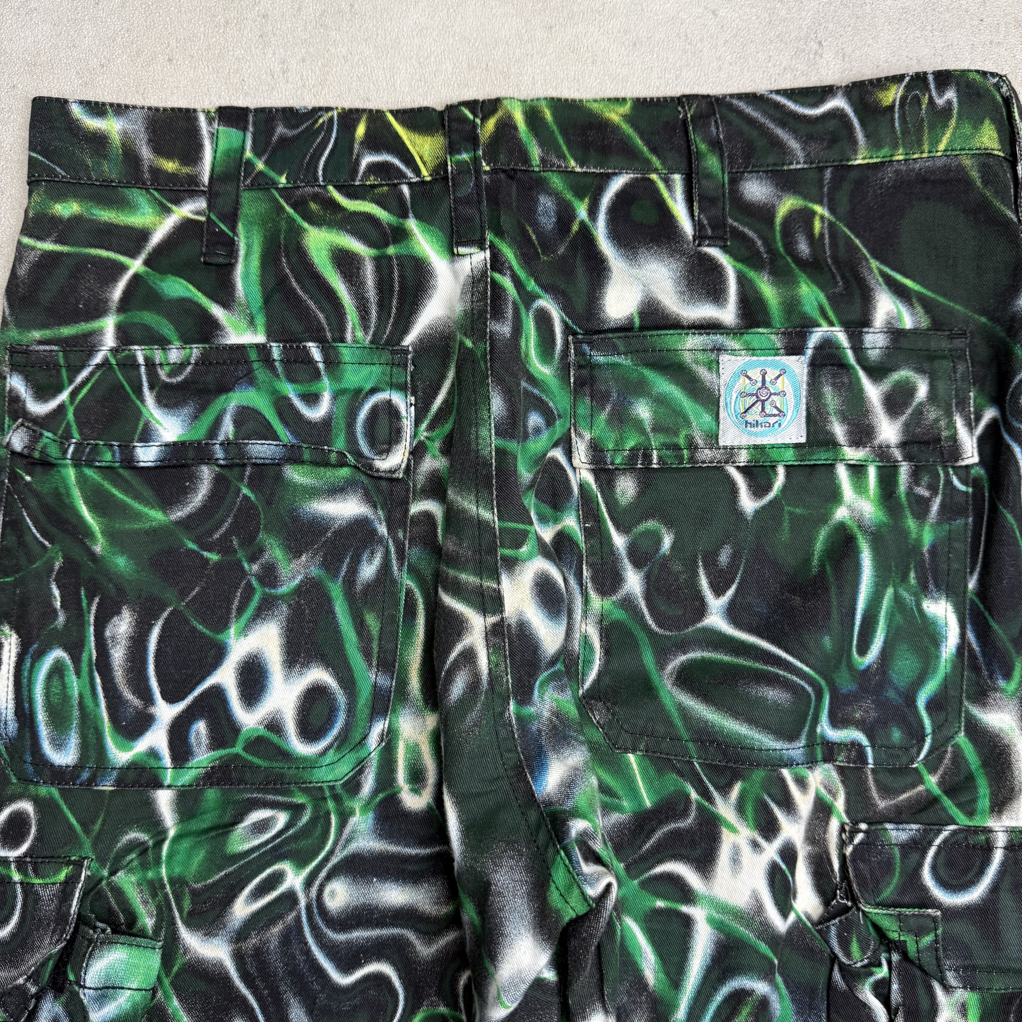 Japanese Brand Hikari Fluorescent Green Lightning Pants Size US 30 / EU 46 - 5 Thumbnail