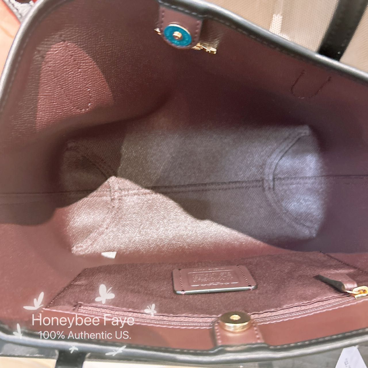 Coach Small City Tote Bag In Signature Canvas CU759 Size ONE SIZE - 6 Thumbnail