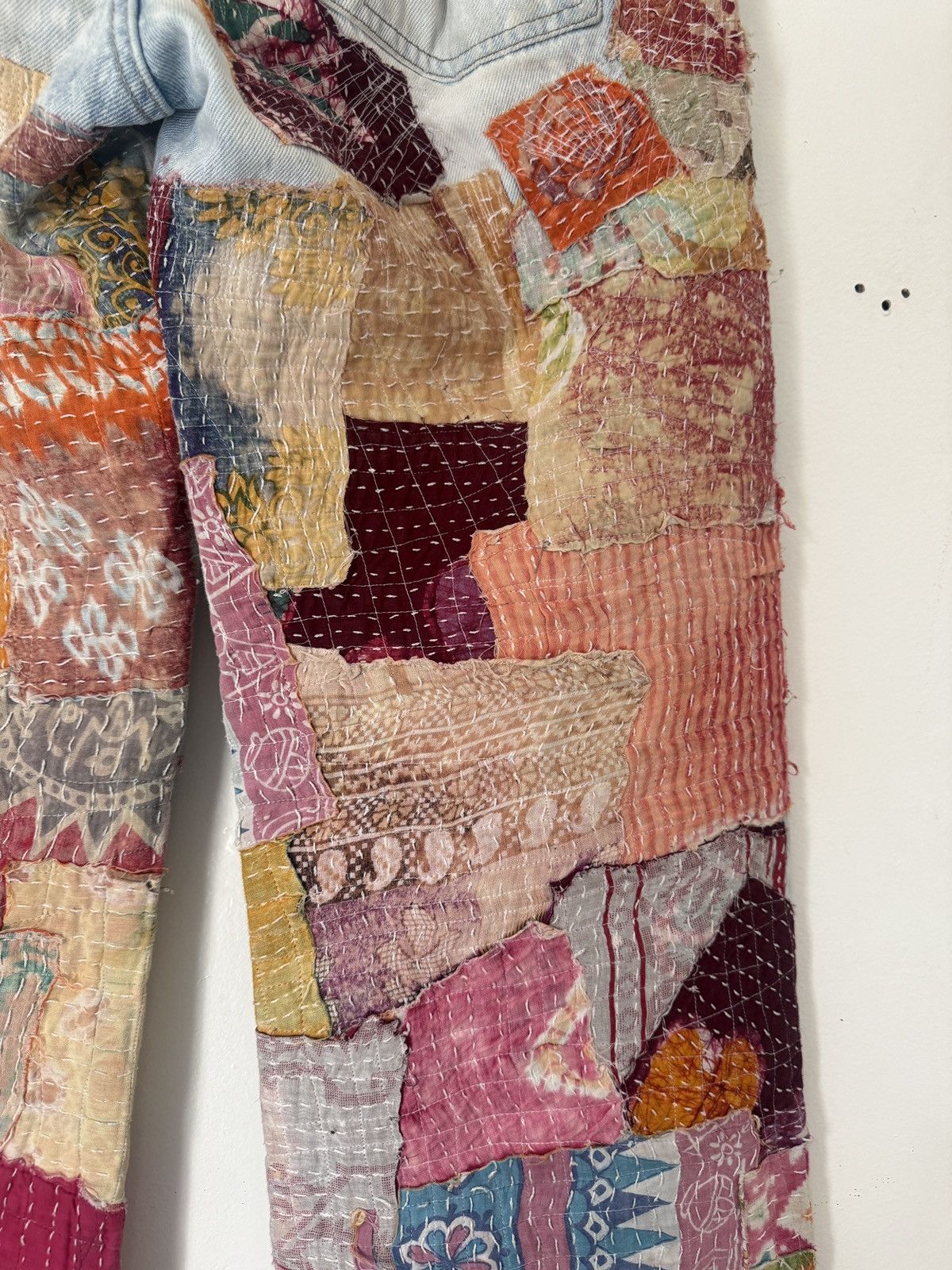 Other Patchwork, Relaxed Straight Fit, Denim Jeans, Size 28x31 Size US 28 / EU 44 - 6 Thumbnail