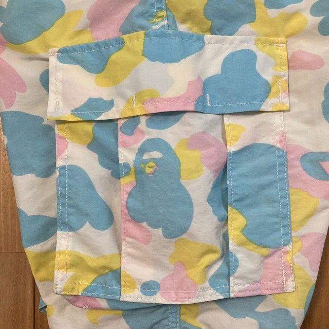 Bape BAPE Multi Camo Nylon Cargo Shorts cotton candy camo ★size M Size US 32 / EU 48 - 5 Thumbnail