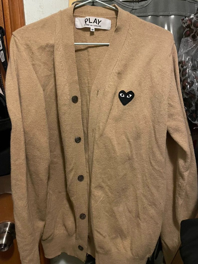 Comme des Garcons Comme Des Garcons V-neck wool cardigan Size US M / EU 48-50 / 2 - 1 Thumbnail