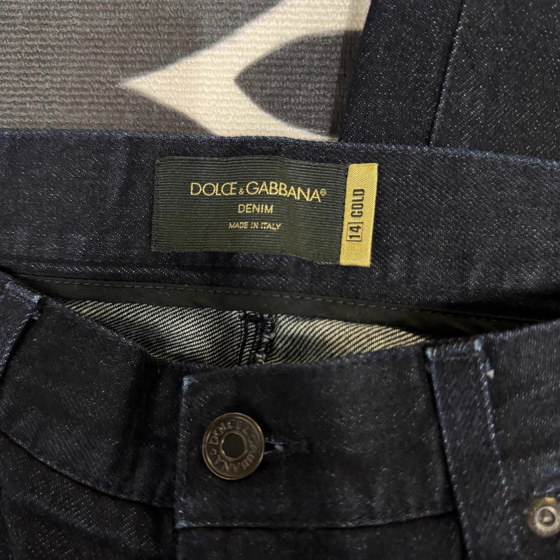 Dolce & Gabbana Dolce & Gabbana Dark Blue Jeans Q10 Size US 32 / EU 48 - 5 Thumbnail