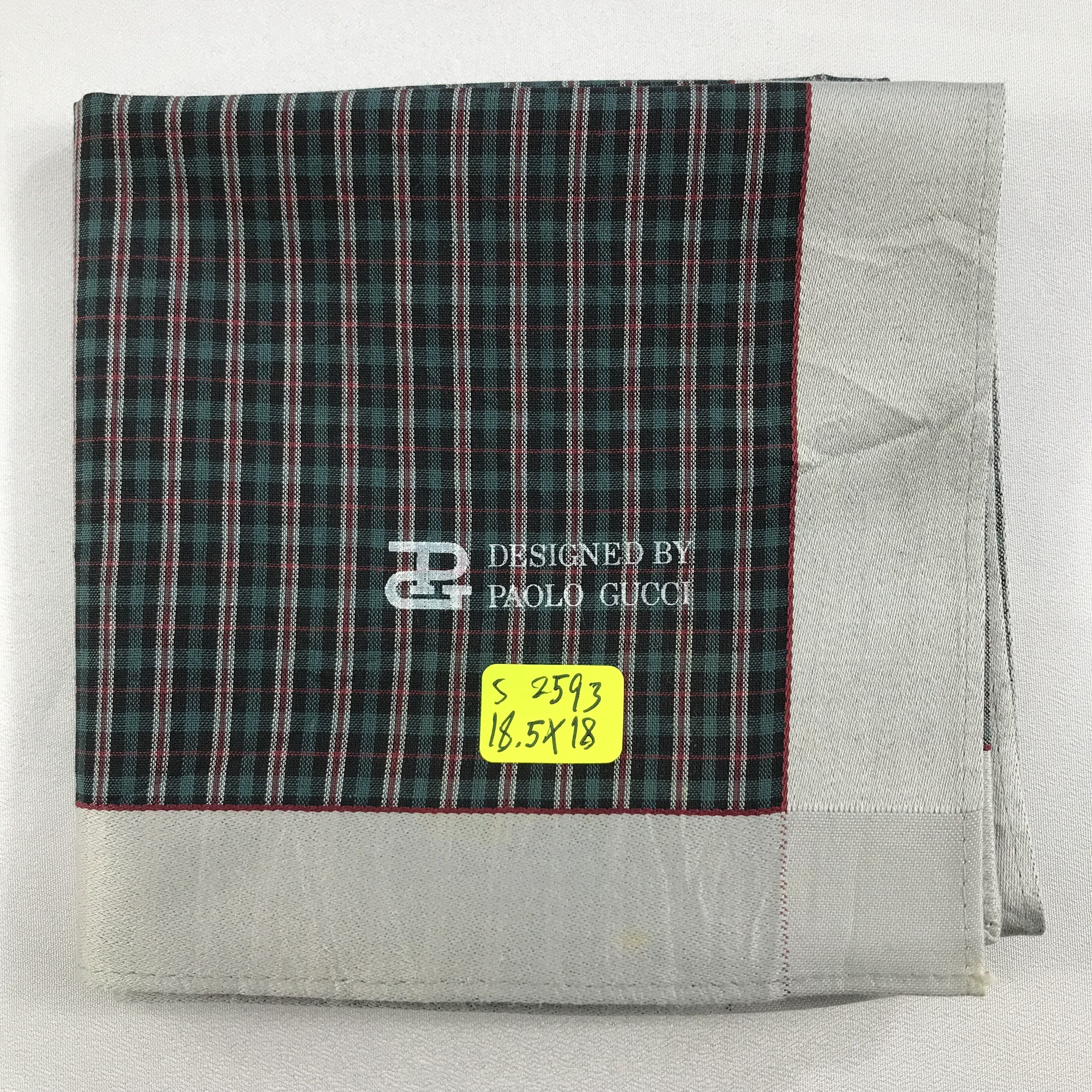 Paolo Gucci × Vintage Paolo Gucci Bandana / Handkerchief / Neckerchief - S2593 Size ONE SIZE - 5 Thumbnail