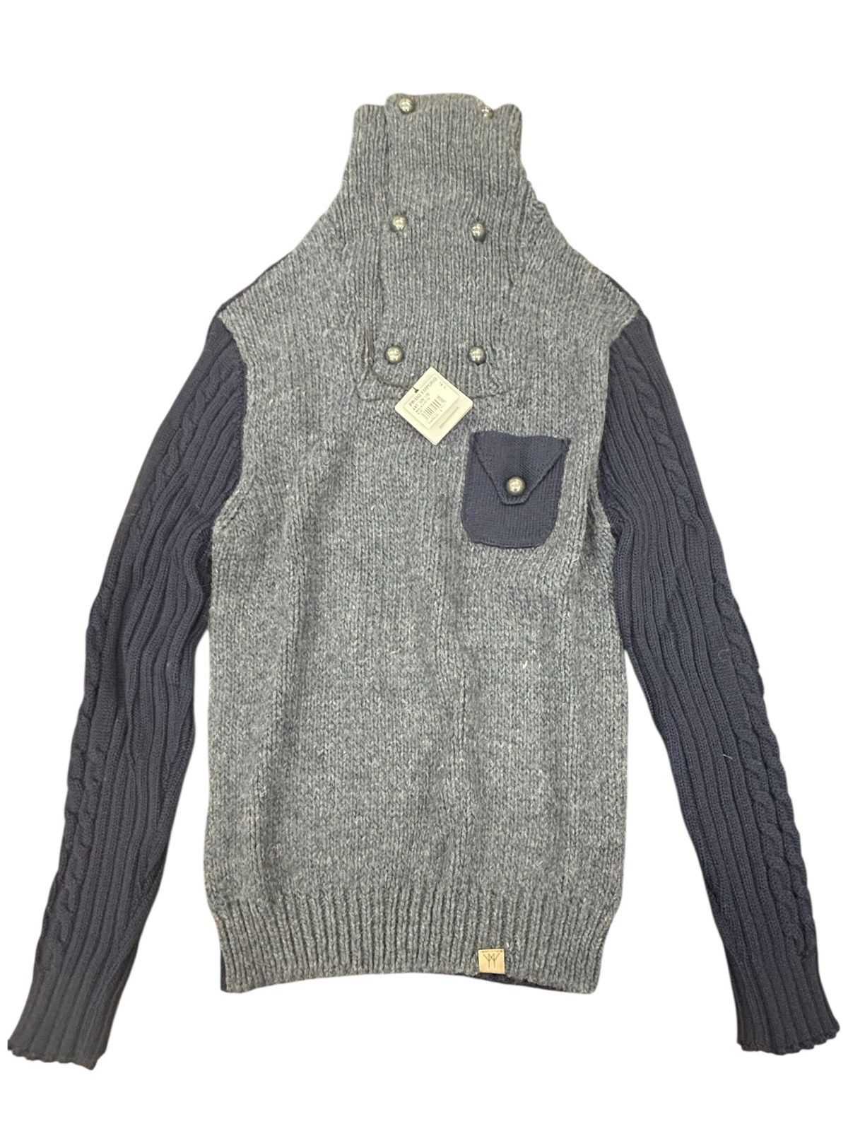 Other Primo Emporio Italian Knit High-Neck Jumper - Size L - NWT Size US L / EU 52-54 / 3 - 2 Thumbnail