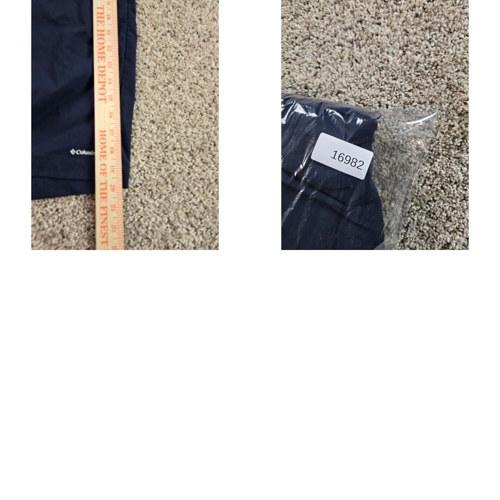 Vintage Columbia Mens Short Chino Blue 10" Inseam Stretch Pockets Logo Regular Waist 36 Size US 36 / EU 52 - 9 Thumbnail