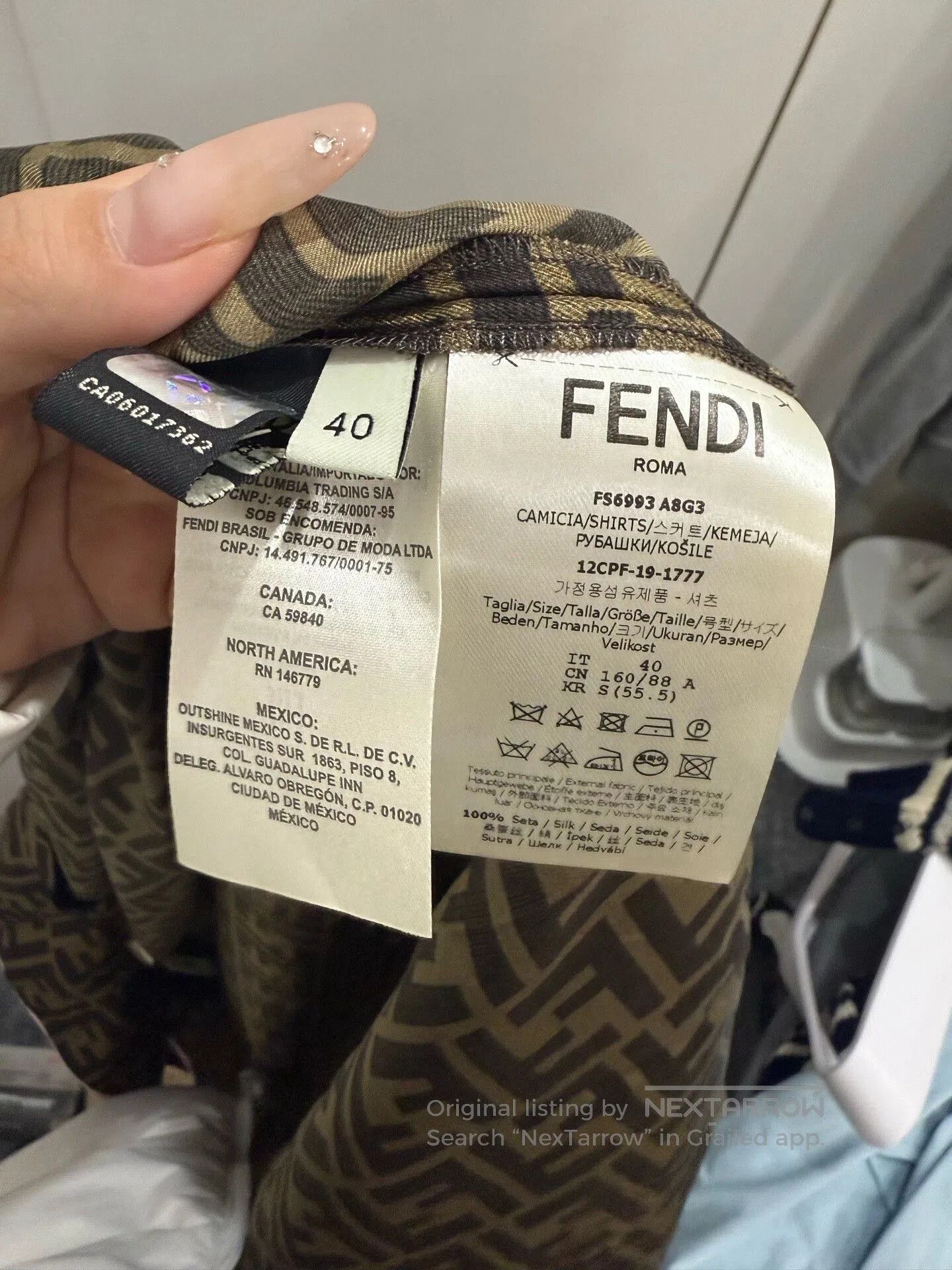 Fendi Fendi Shirt Size 40 Made In Italy. Size US XXS / EU 40 - 3 Thumbnail