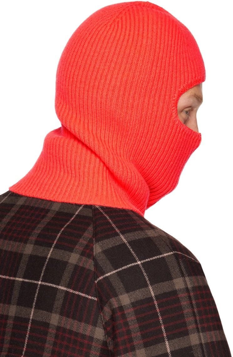Paul Smith !DS! AW22 Paul Smith Orange Lambswool Balaclava Size ONE SIZE - 2 Thumbnail