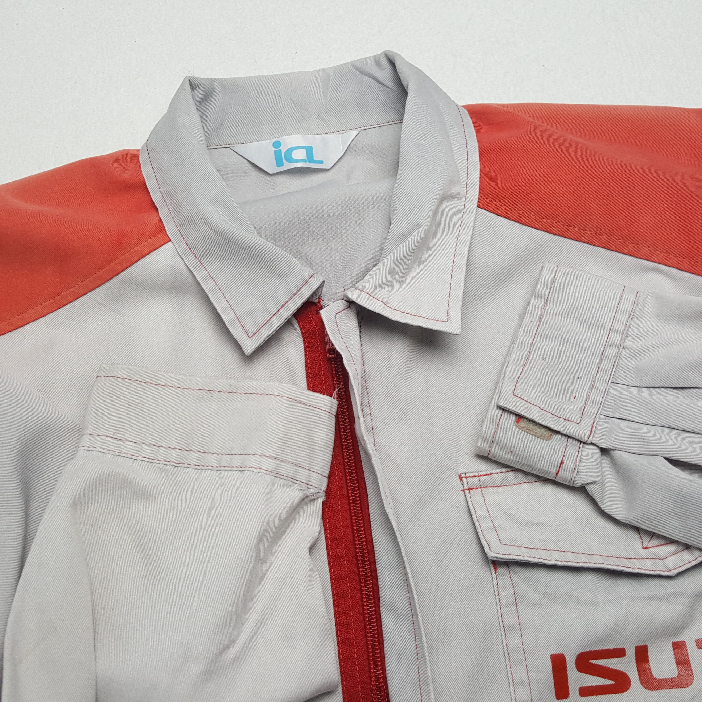Vintage ISUZU Japanese Motorsports Workwear Coverall Jacket Size US L / EU 52-54 / 3 - 13 Thumbnail