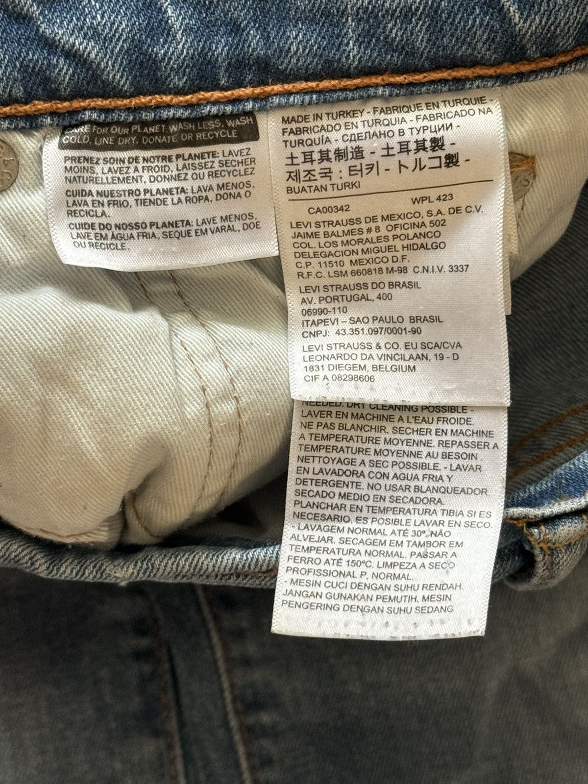 Levi's × Vintage Levi’s 511 30/32 blue denim pant trouser Jean chino Size US 30 / EU 46 - 11 Thumbnail