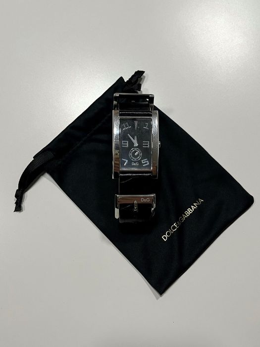 Dolce And Gabbana Dandg Tank Art Deco Style Steel Quartz Watch 90s 80s Grailed