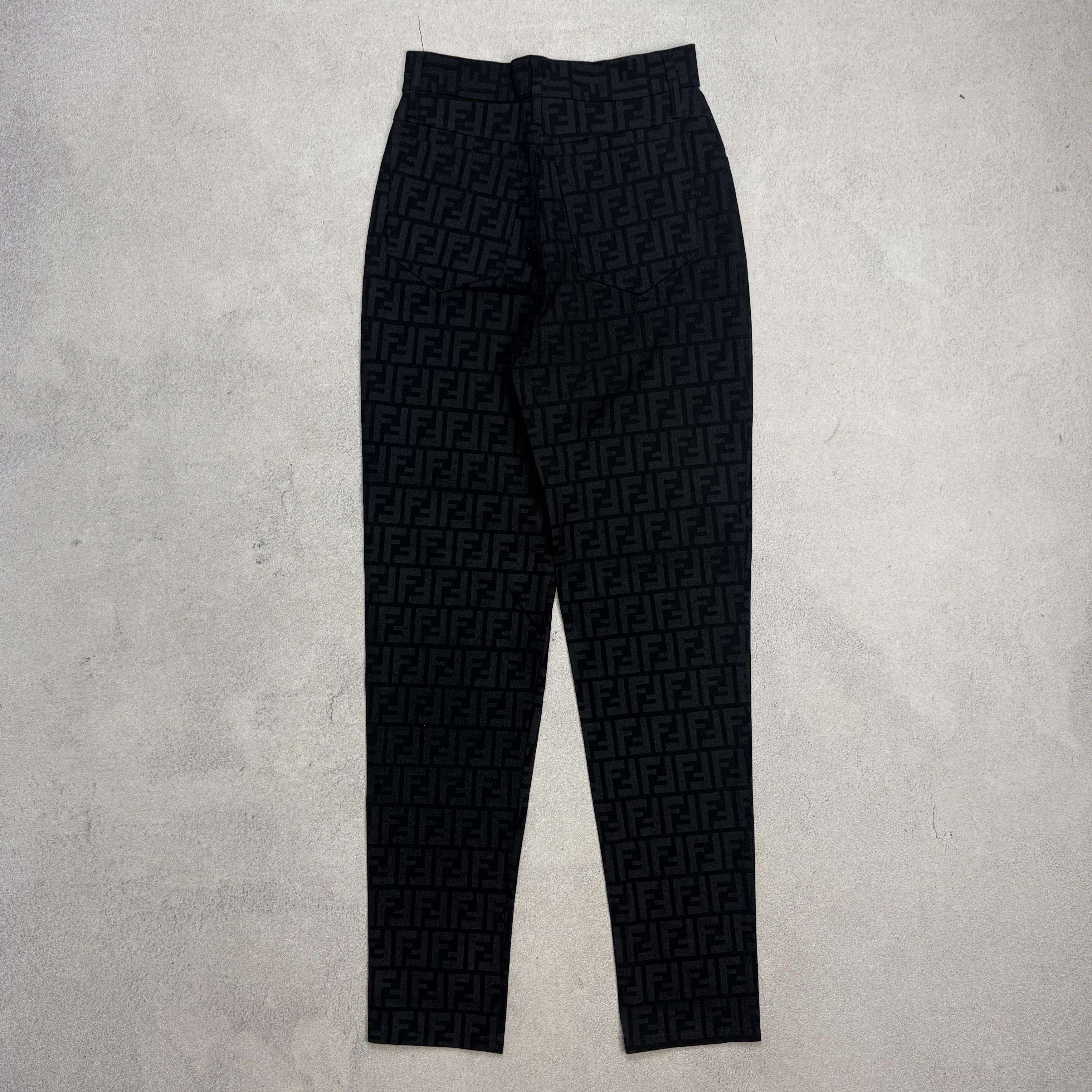 Fendi Vintage Fendi Monogram Trousers Pants Size 26" / US 2 / IT 38 - 4 Thumbnail