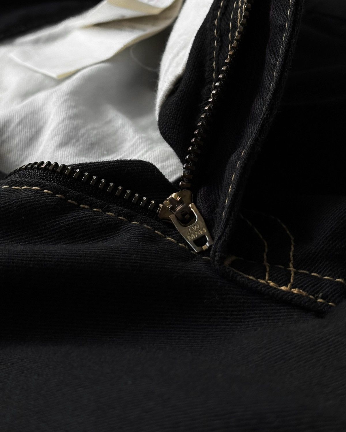 Junya Watanabe JUNYA WATANABE COMME des GARÇONS BLACK COTTON PANTS Size US 33 - 5 Thumbnail