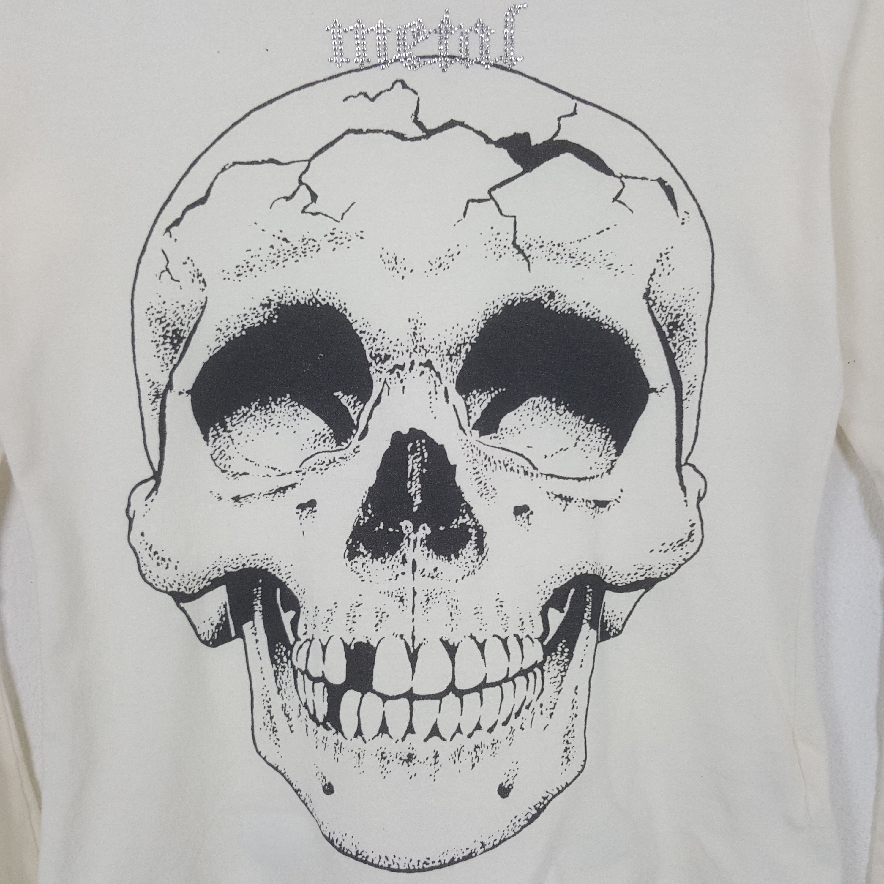 Hysteric Glamour Vintage Hysteric Glamour Skull Punk Style Tshirt Size S / US 4 / IT 40 - 2 Thumbnail